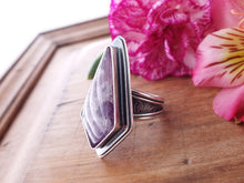 Load image into Gallery viewer, Amethyst Lace Agate Ring or Pendant (Choose Your Size)