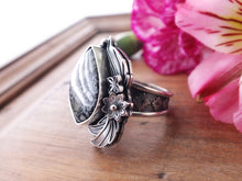 Load image into Gallery viewer, Luna Oscura (Dark Moon Stone) Ring or Pendant (Choose Your Size)