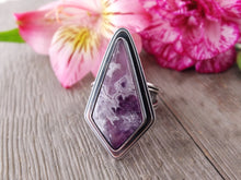 Load image into Gallery viewer, Amethyst Lace Agate Ring or Pendant (Choose Your Size)