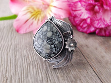 Load image into Gallery viewer, Luna Oscura (Dark Moon Stone) Ring or Pendant (Choose Your Size)