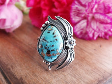 Load image into Gallery viewer, Persian Turquoise w/ Pyrite Ring or Pendant (Choose Your Size)