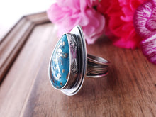 Load image into Gallery viewer, Persian Turquoise w/ Pyrite Ring or Pendant (Choose Your Size)