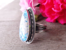 Load image into Gallery viewer, Plume Agate Ring or Pendant (Choose Your Size)