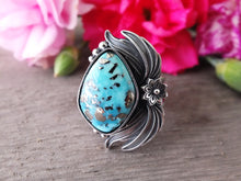Load image into Gallery viewer, Persian Turquoise w/ Pyrite Ring or Pendant (Choose Your Size)