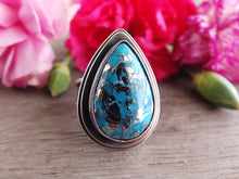 Load image into Gallery viewer, Persian Turquoise w/ Pyrite Ring or Pendant (Choose Your Size)