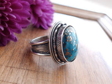 Load image into Gallery viewer, Persian Turquoise w/ Pyrite Ring or Pendant (Choose Your Size)