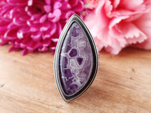 Load image into Gallery viewer, Amethyst Lace Agate Ring or Pendant (Choose Your Size)