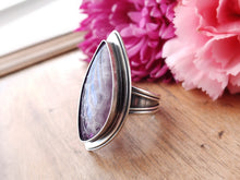 Load image into Gallery viewer, Amethyst Lace Agate Ring or Pendant (Choose Your Size)
