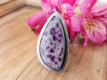 Load image into Gallery viewer, Amethyst Lace Agate Ring or Pendant (Choose Your Size)