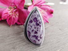Load image into Gallery viewer, Amethyst Lace Agate Ring or Pendant (Choose Your Size)