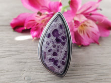 Load image into Gallery viewer, Amethyst Lace Agate Ring or Pendant (Choose Your Size)