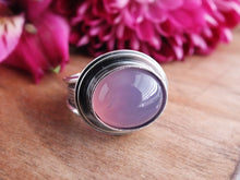 Load image into Gallery viewer, Lavender Chalcedony Ring or Pendant (Choose Your Size)