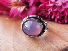 Load image into Gallery viewer, Lavender Chalcedony Ring or Pendant (Choose Your Size)
