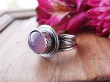 Load image into Gallery viewer, Lavender Chalcedony Ring or Pendant (Choose Your Size)