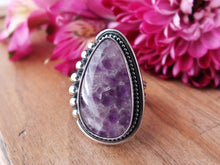 Load image into Gallery viewer, Amethyst Lace Agate Ring or Pendant (Choose Your Size)