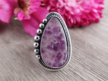 Load image into Gallery viewer, Amethyst Lace Agate Ring or Pendant (Choose Your Size)