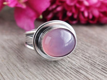 Load image into Gallery viewer, Lavender Chalcedony Ring or Pendant (Choose Your Size)