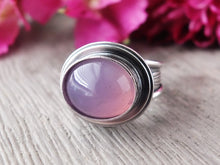 Load image into Gallery viewer, Lavender Chalcedony Ring or Pendant (Choose Your Size)