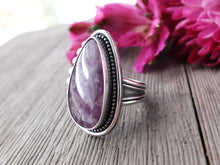 Load image into Gallery viewer, Amethyst Lace Agate Ring or Pendant (Choose Your Size)