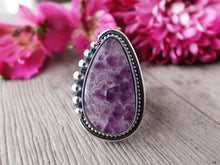 Load image into Gallery viewer, Amethyst Lace Agate Ring or Pendant (Choose Your Size)