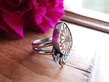 Load image into Gallery viewer, Ammonite with Mother of Pearl Ring or Pendant (Choose Your Size)