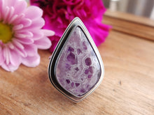 Load image into Gallery viewer, Amethyst Lace Agate Ring or Pendant (Choose Your Size)