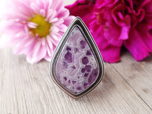 Load image into Gallery viewer, Amethyst Lace Agate Ring or Pendant (Choose Your Size)