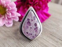 Load image into Gallery viewer, Amethyst Lace Agate Ring or Pendant (Choose Your Size)