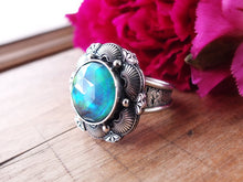 Load image into Gallery viewer, Aurora Opal Doublet Ring or Pendant (Choose Your Size)
