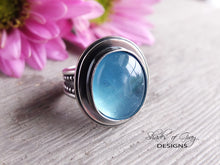 Load image into Gallery viewer, Aquamarine Ring or Pendant (Choose Your Size)