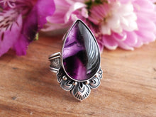 Load image into Gallery viewer, Atomic/Trapiche Amethyst Ring or Pendant (Choose Your Size)