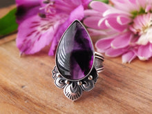 Load image into Gallery viewer, Atomic/Trapiche Amethyst Ring or Pendant (Choose Your Size)