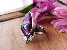 Load image into Gallery viewer, Atomic/Trapiche Amethyst Ring or Pendant (Choose Your Size)