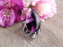 Load image into Gallery viewer, Atomic/Trapiche Amethyst Ring or Pendant (Choose Your Size)