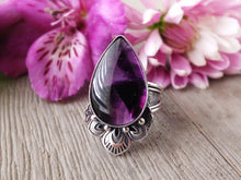Load image into Gallery viewer, Atomic/Trapiche Amethyst Ring or Pendant (Choose Your Size)
