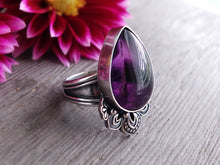 Load image into Gallery viewer, Atomic/Trapiche Amethyst Ring or Pendant (Choose Your Size)