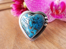 Load image into Gallery viewer, Persian Turquoise w/ Pyrite Ring or Pendant (Choose Your Size)