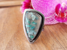 Load image into Gallery viewer, Confetti Chrysocolla Ring or Pendant (Choose Your Size)