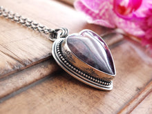 Load image into Gallery viewer, Tiffany Stone Heart Necklace