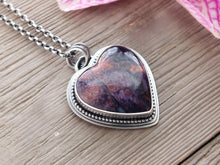 Load image into Gallery viewer, Tiffany Stone Heart Necklace