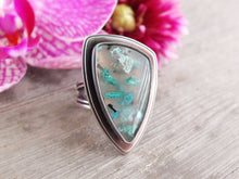 Load image into Gallery viewer, Confetti Chrysocolla Ring or Pendant (Choose Your Size)