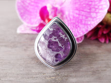 Load image into Gallery viewer, Amethyst Lace Agate Ring or Pendant (Choose Your Size)