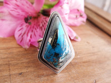 Load image into Gallery viewer, Persian Turquoise with Pyrite Ring or Pendant (Choose Your Size)