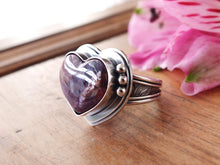 Load image into Gallery viewer, Tiffany Stone Heart Ring or Pendant (Choose Your Size)