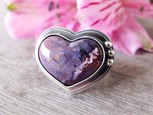 Load image into Gallery viewer, Tiffany Stone Heart Ring or Pendant (Choose Your Size)