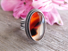 Load image into Gallery viewer, Montana Agate Ring or Pendant (Choose Your Size)