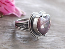 Load image into Gallery viewer, Tiffany Stone Heart Ring or Pendant (Choose Your Size)