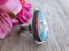 Load image into Gallery viewer, Plume Agate Ring or Pendant (Choose Your Size)