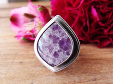 Load image into Gallery viewer, Amethyst Lace Agate Ring or Pendant (Choose Your Size)