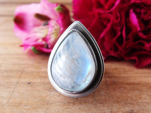 Load image into Gallery viewer, Rainbow Moonstone Ring or Pendant (Choose Your Size)
